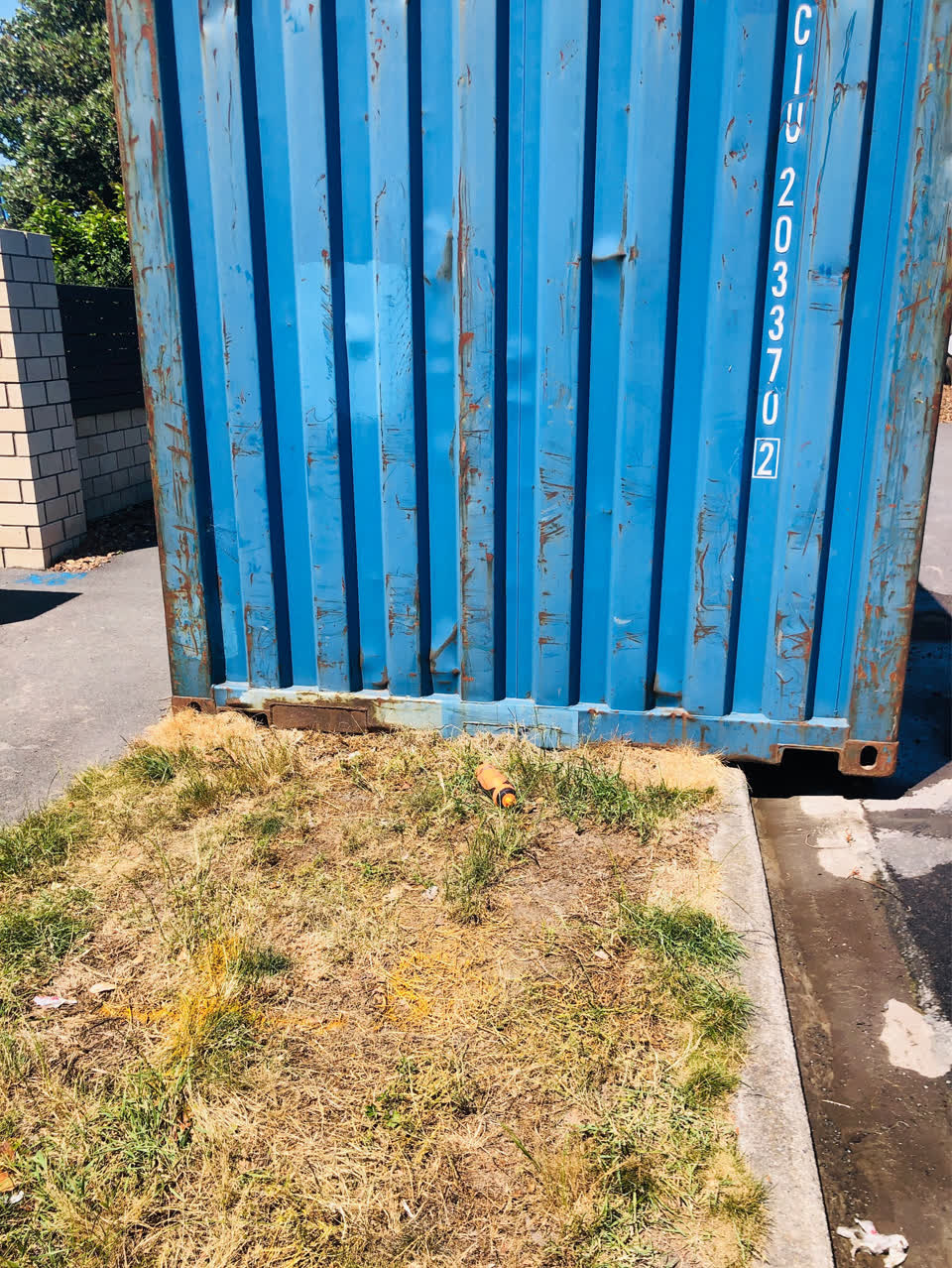 The photograph attached to this wastewater/stormwater report