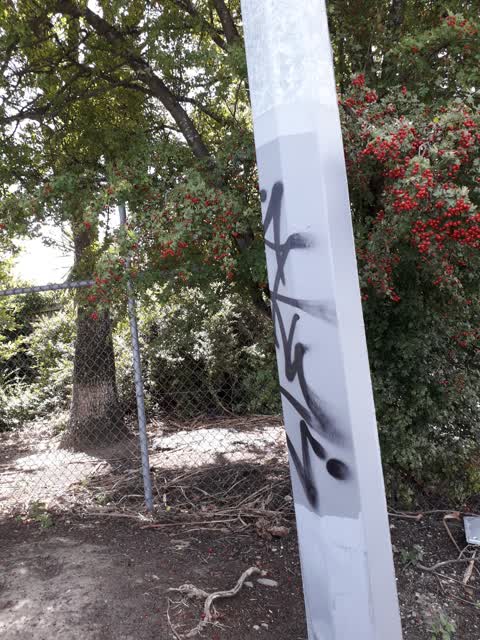 Graffiti, a report photo