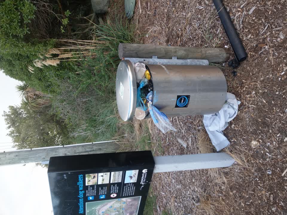 The photograph attached to this rubbish/recycling report