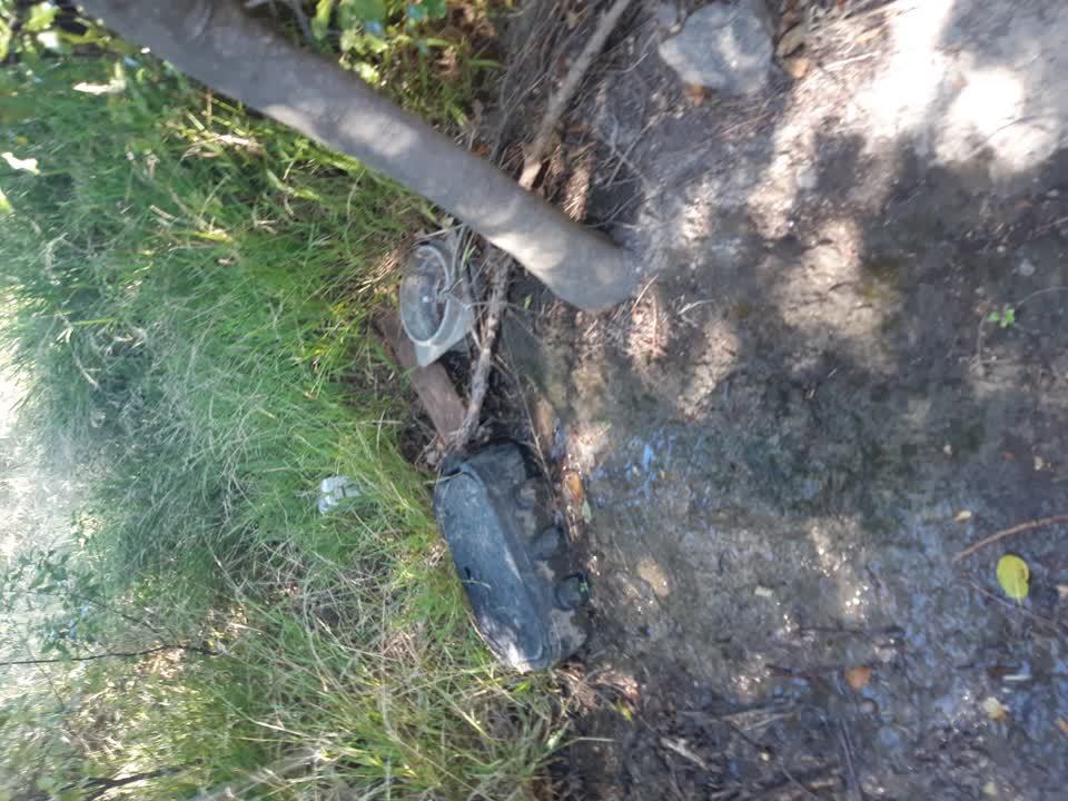 The photograph attached to this water supply report