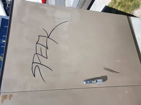 Graffiti, a report photo