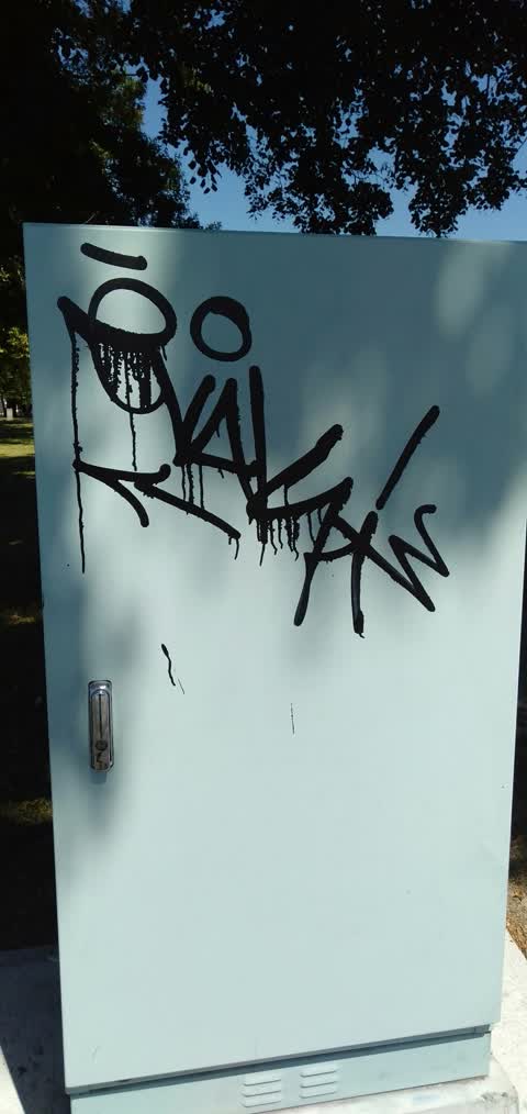 Graffiti, a report photo