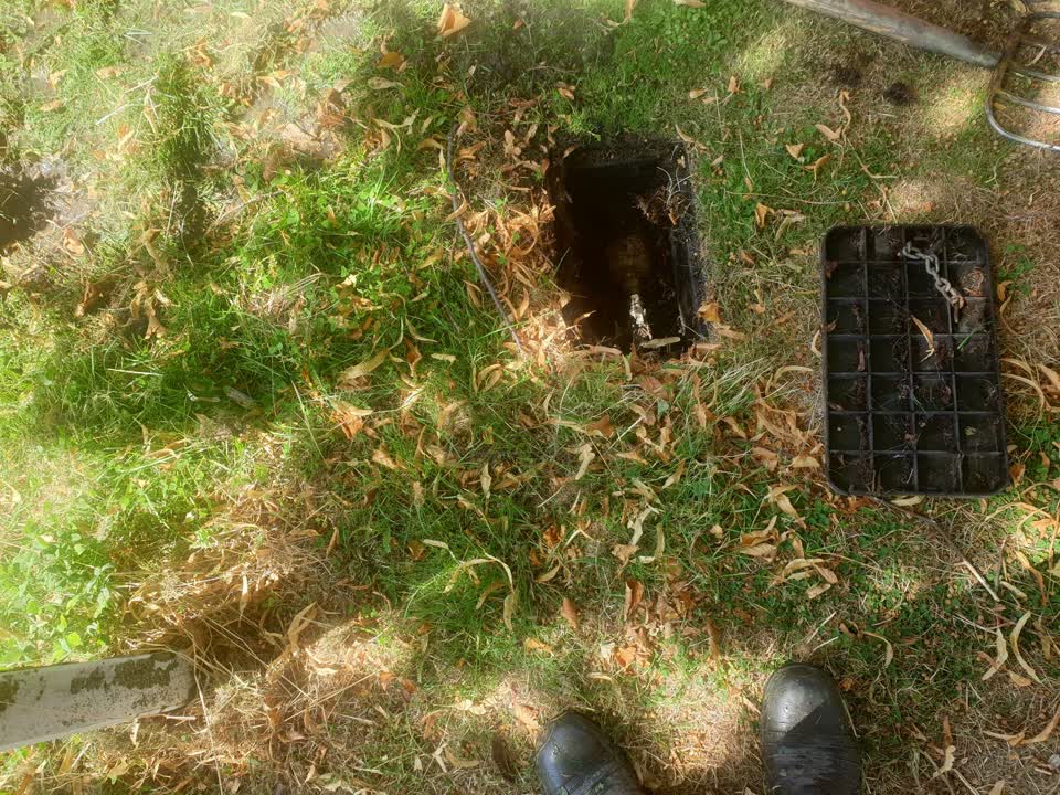 The photograph attached to this water leak report