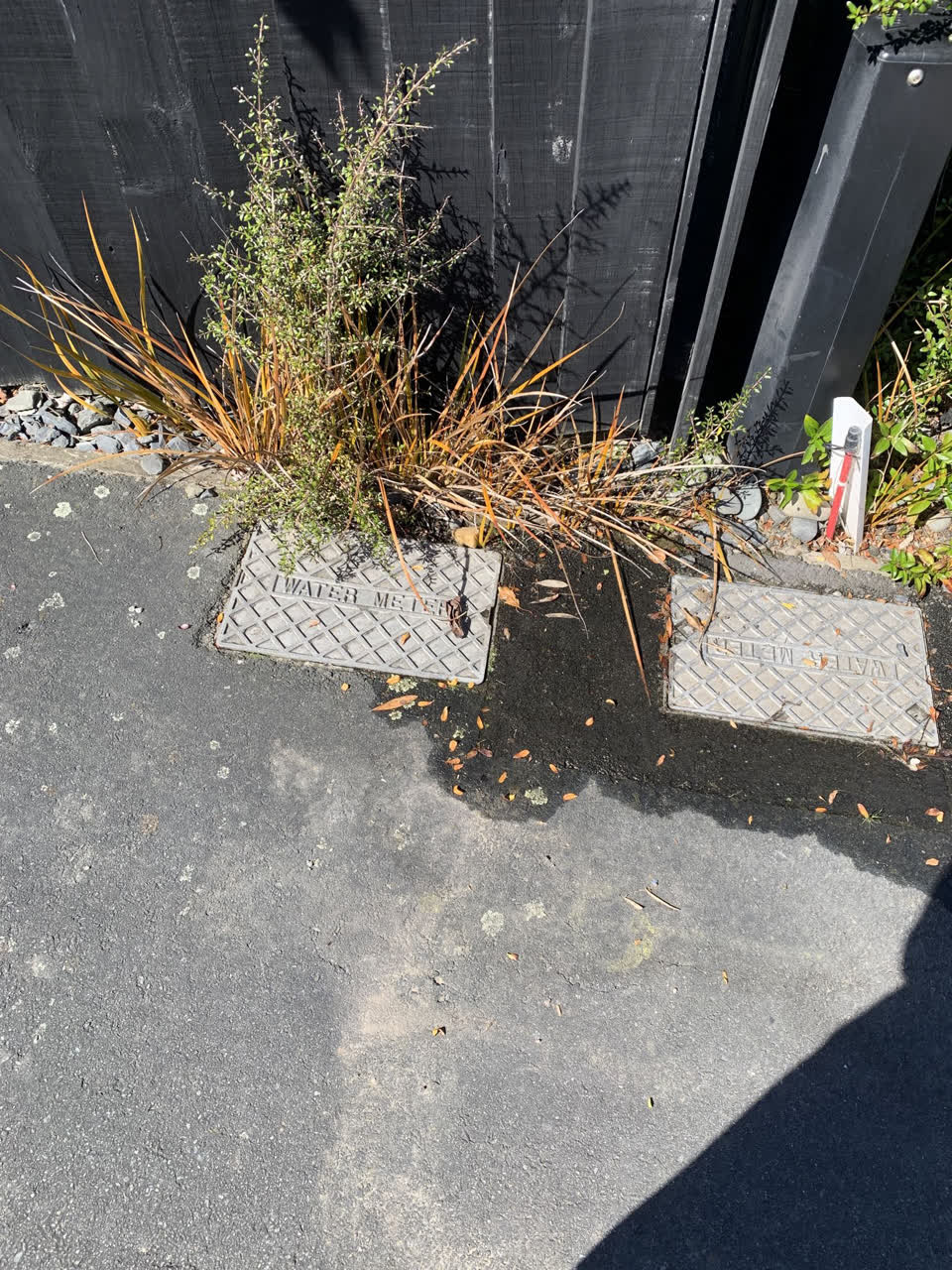 The photograph attached to this water leak report