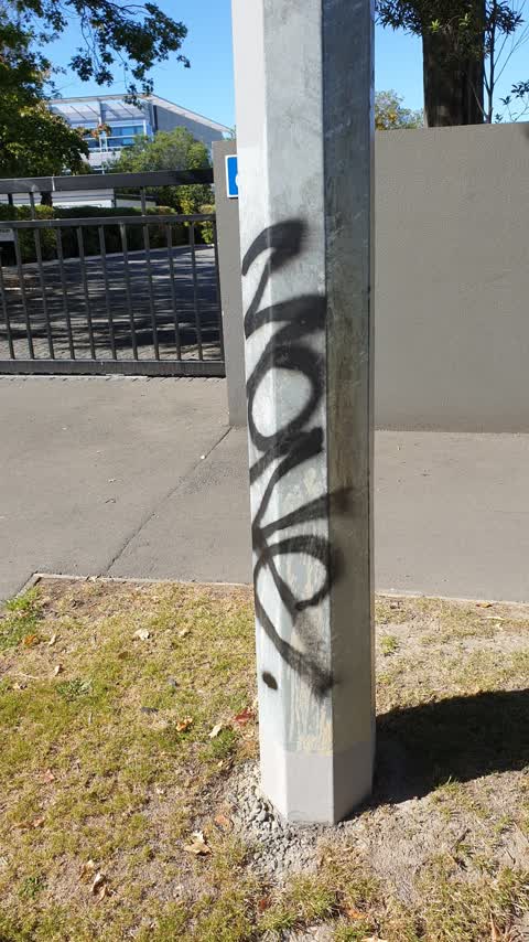 Graffiti, a report photo