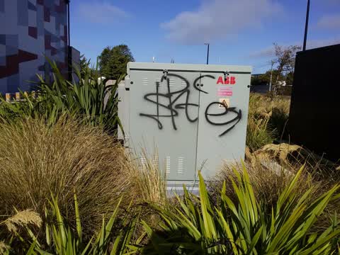 Graffiti, a report photo