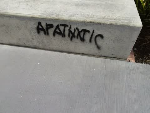 Graffiti, a report photo
