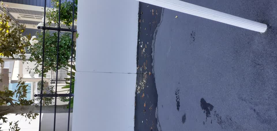 The photograph attached to this water leak report