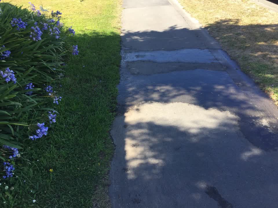 The photograph attached to this water leak report