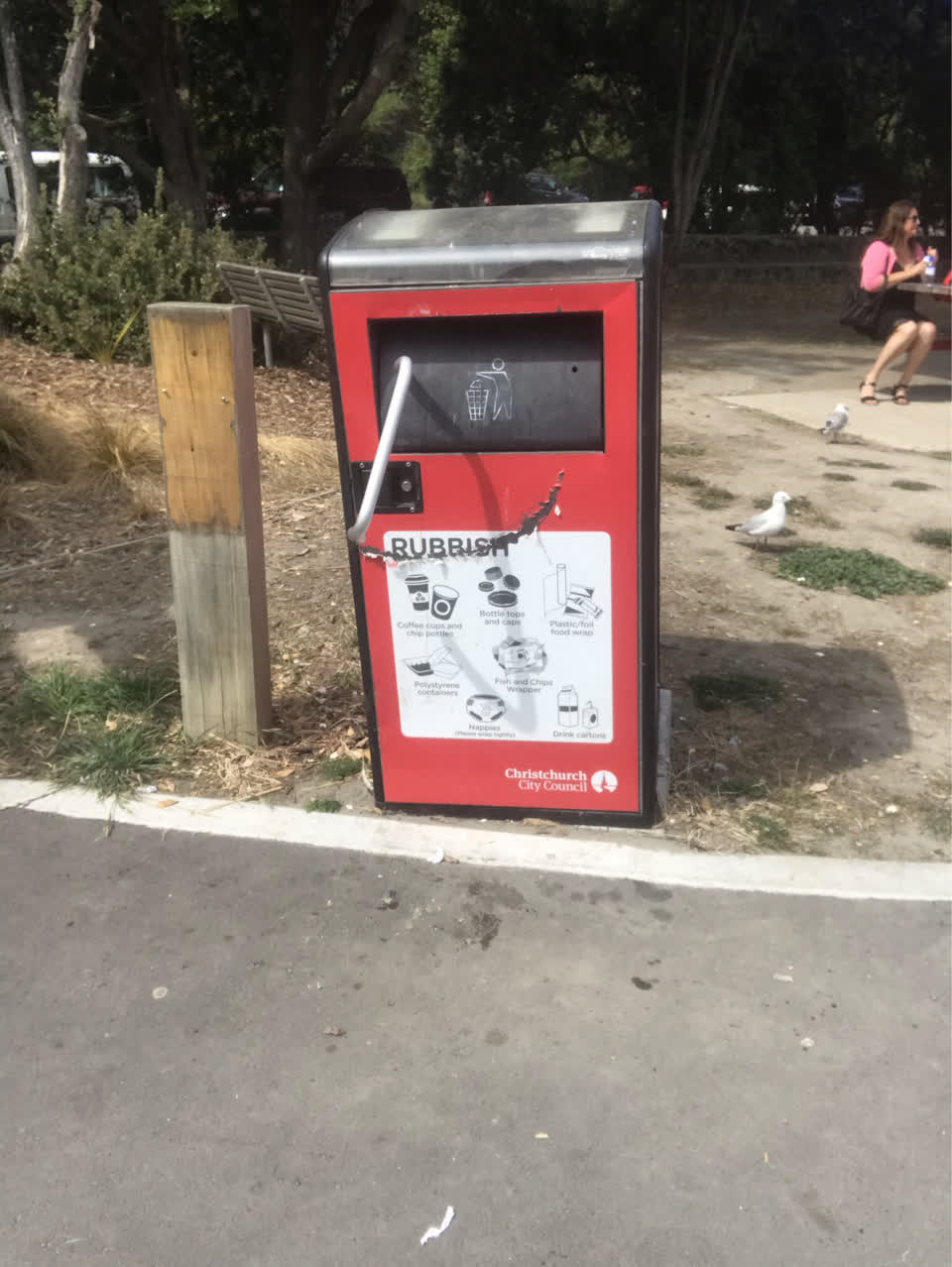 The photograph attached to this parks report