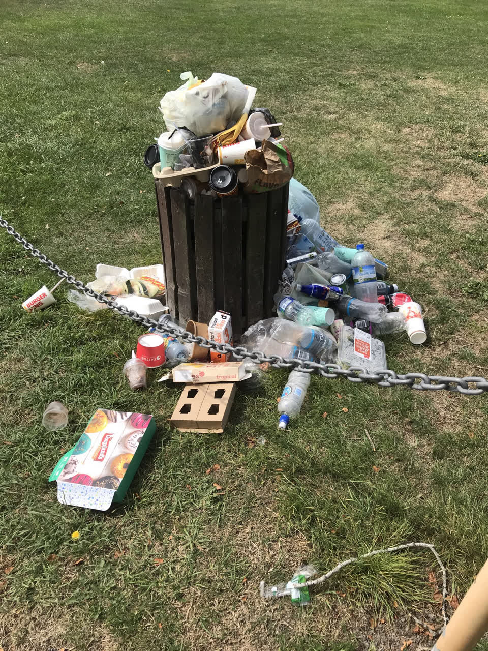 The photograph attached to this parks report