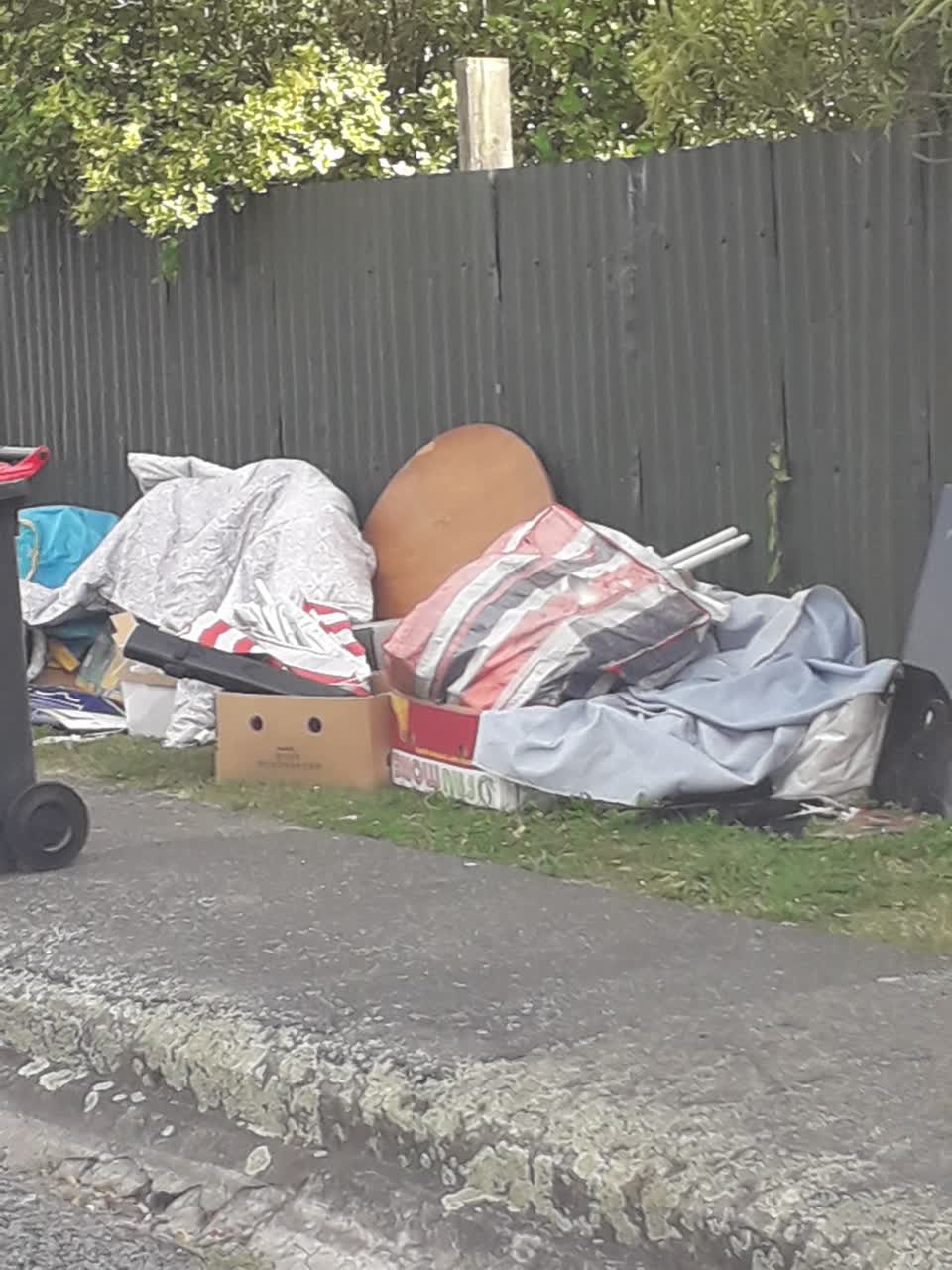 The photograph attached to this rubbish/recycling report