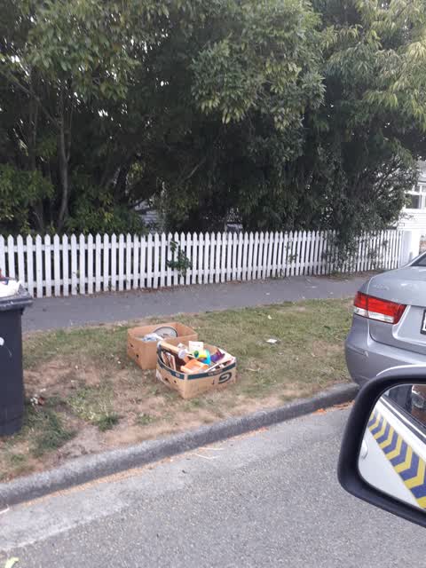 Rubbish/Recycling, a report photo