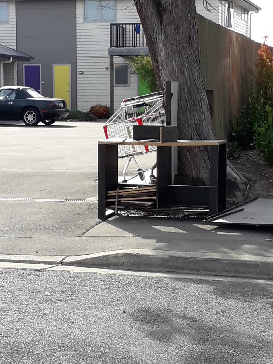 The photograph attached to this rubbish/recycling report