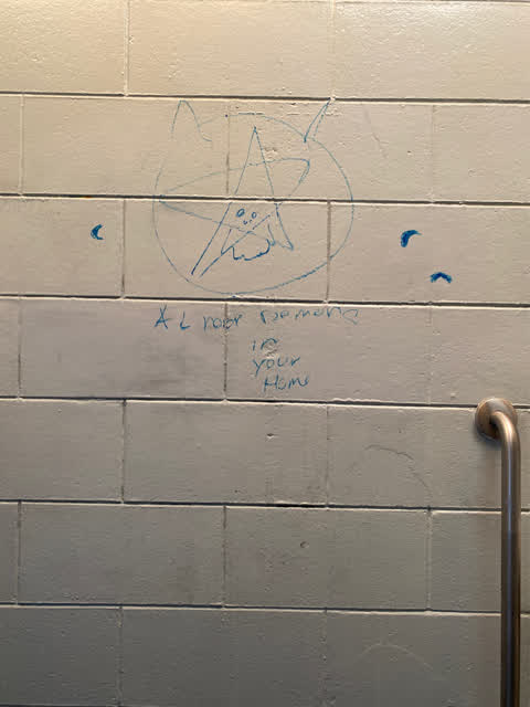 Graffiti, a report photo