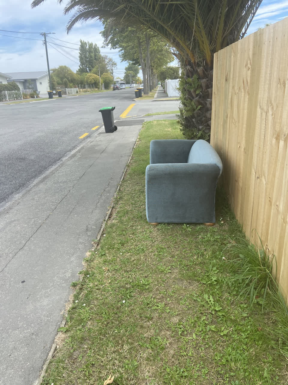 The photograph attached to this rubbish/recycling report
