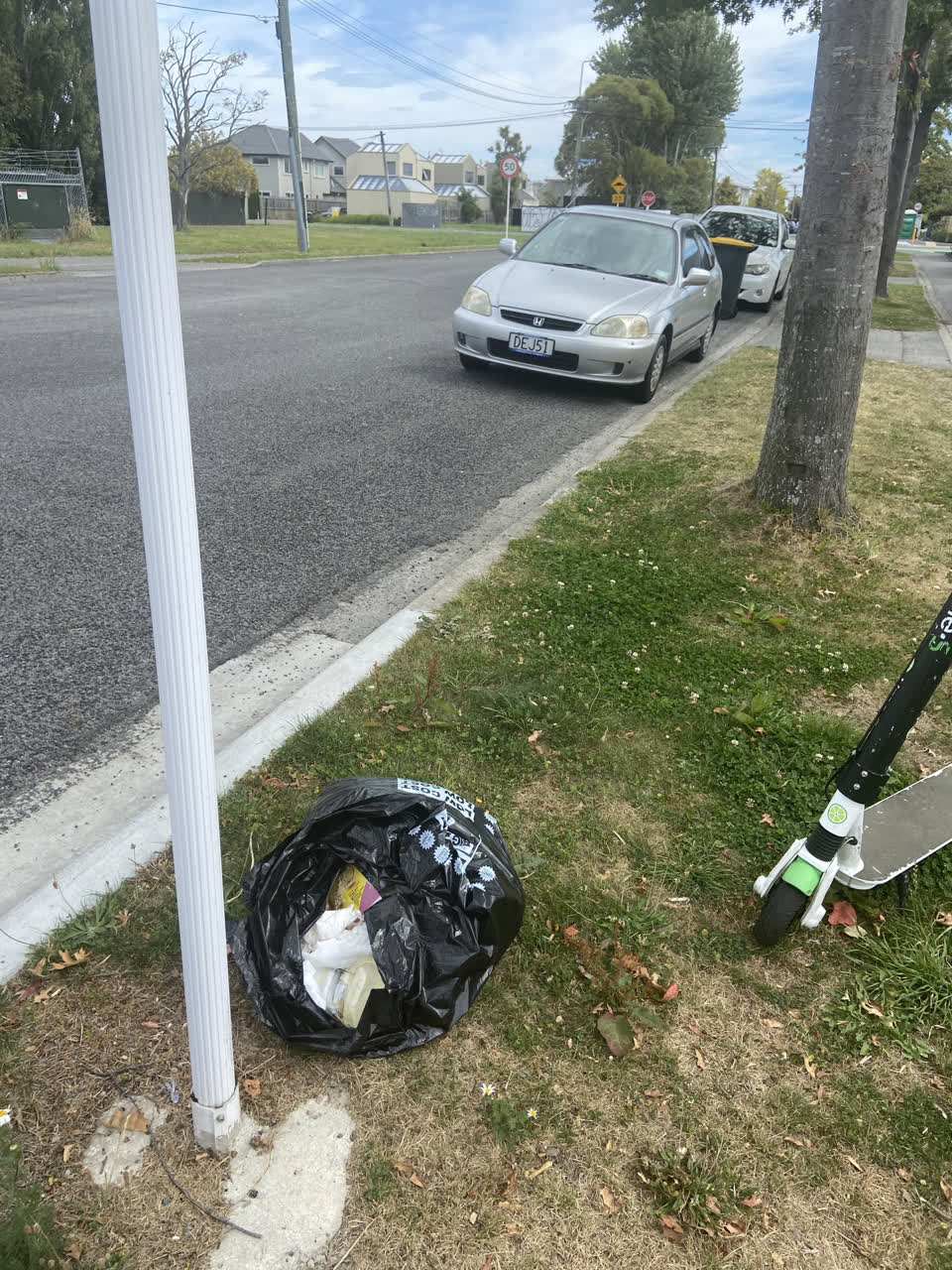 The photograph attached to this rubbish/recycling report