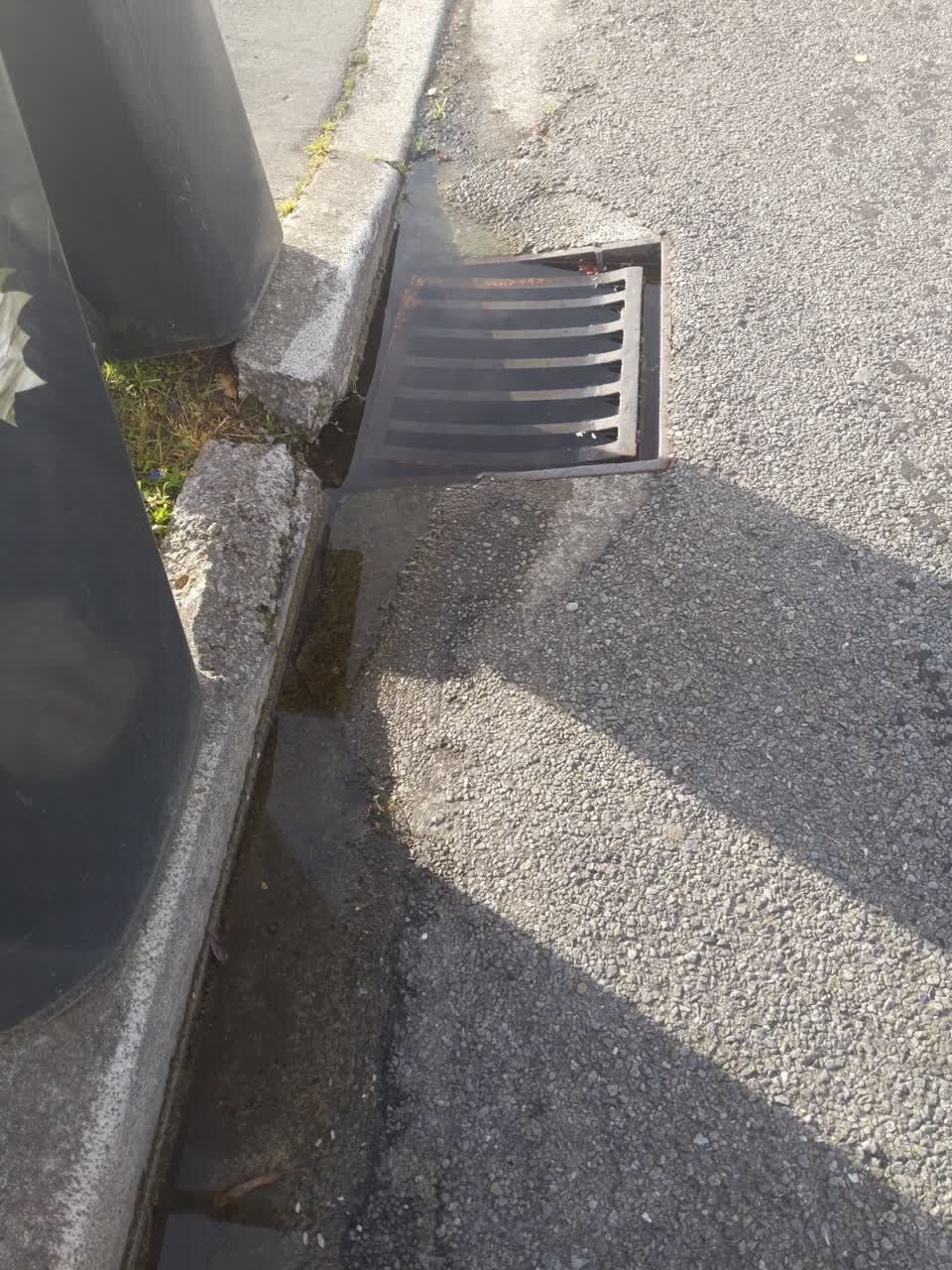 The photograph attached to this flooding report