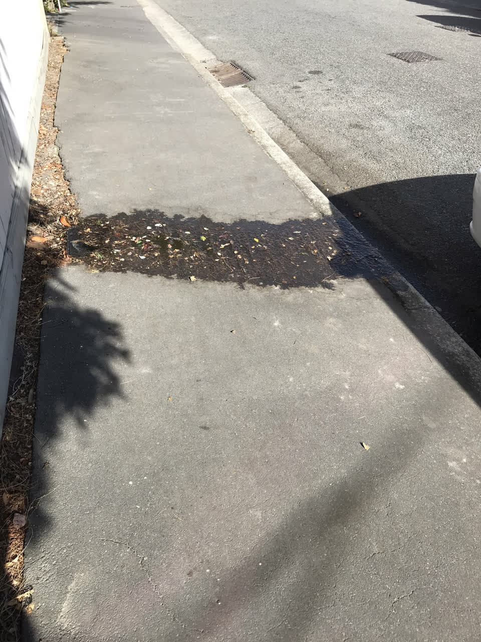 The photograph attached to this water leak report