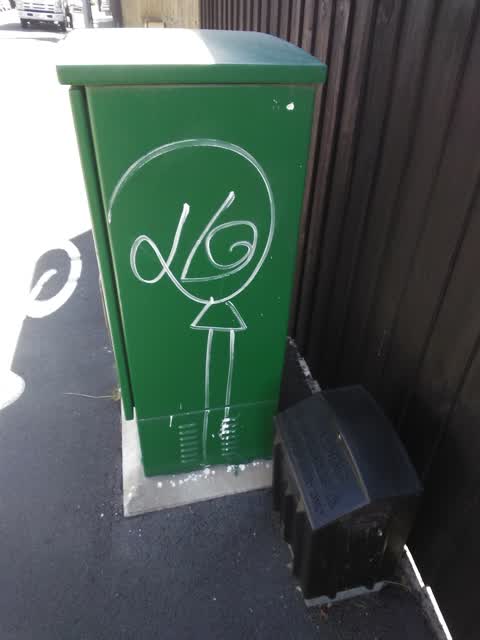 Graffiti, a report photo