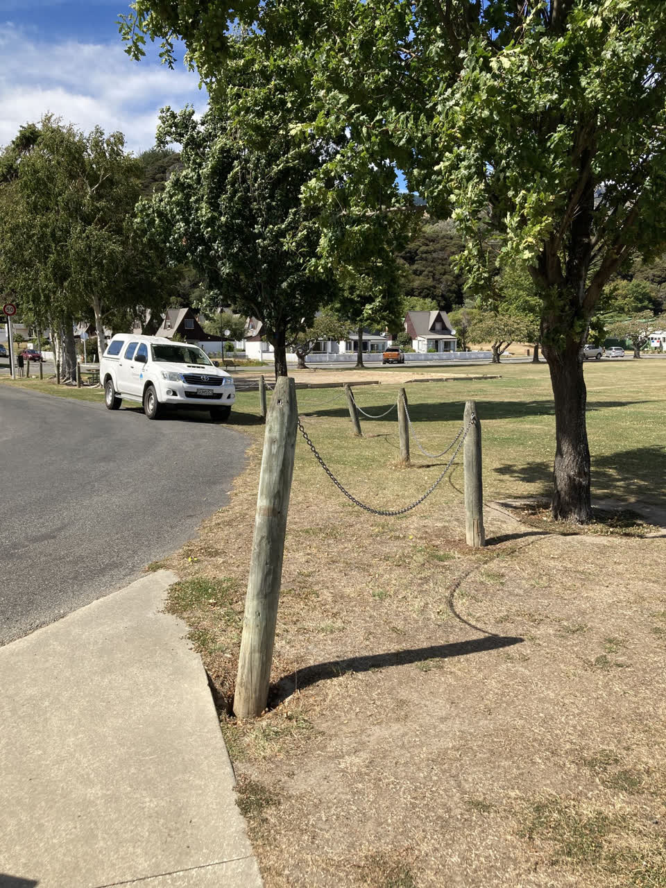 The photograph attached to this parks report