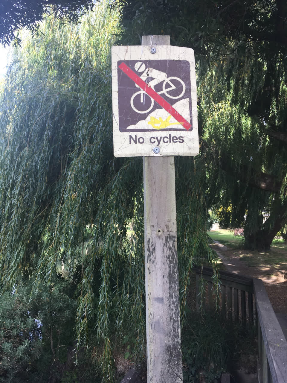 The photograph attached to this parks report