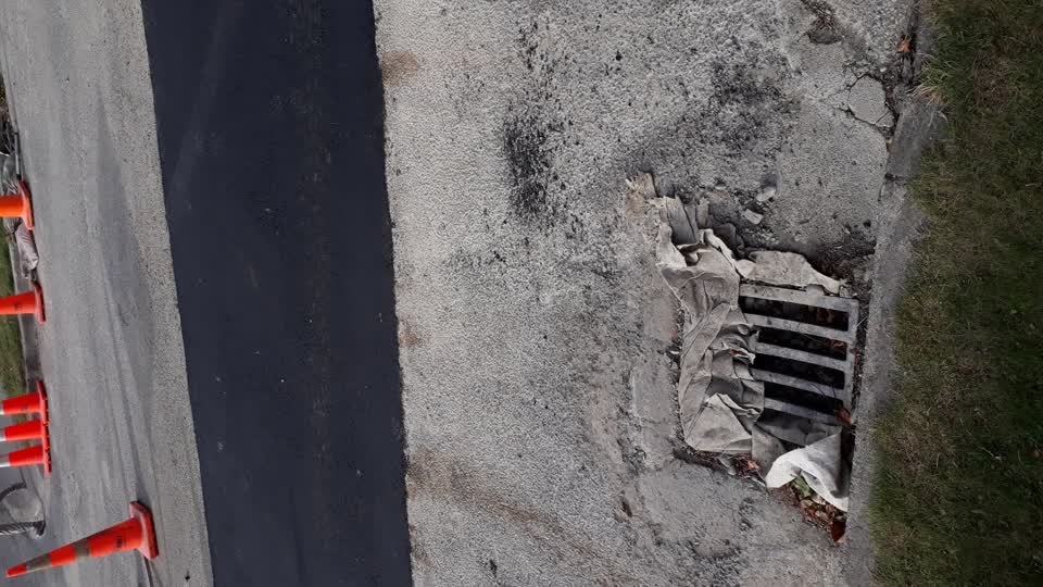 The photograph attached to this wastewater/stormwater report