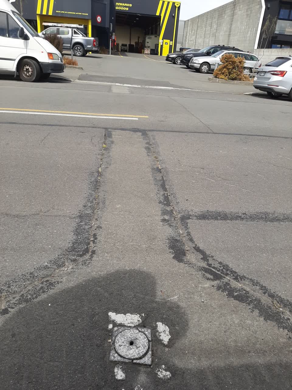 The photograph attached to this water supply report