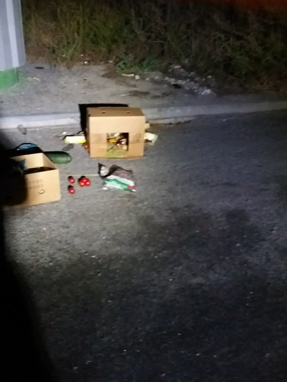 The photograph attached to this rubbish/recycling report