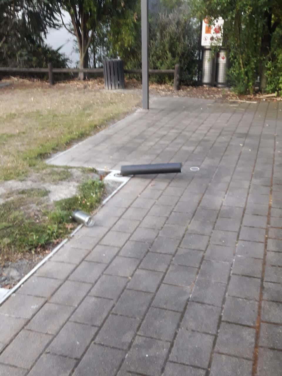 The photograph attached to this parks report