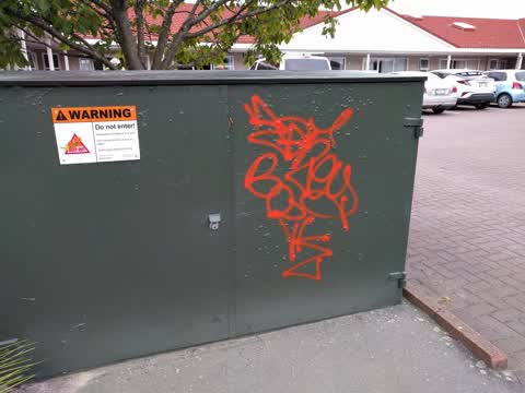 Graffiti, a report photo