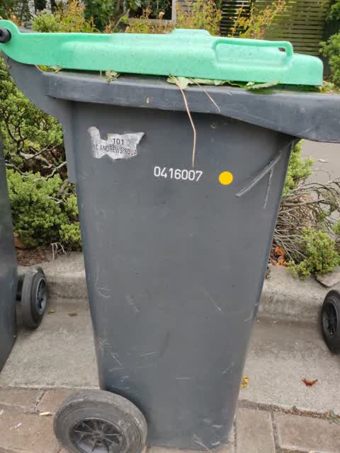 Rubbish/Recycling, a report photo