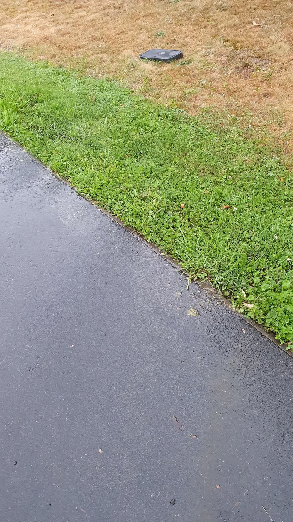 The photograph attached to this water leak report