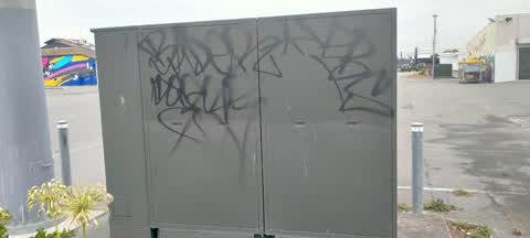 Graffiti, a report photo