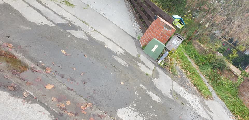 The photograph attached to this flooding report