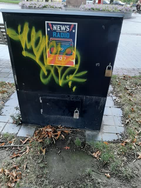 Graffiti, a report photo