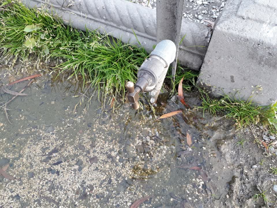 The photograph attached to this water supply report