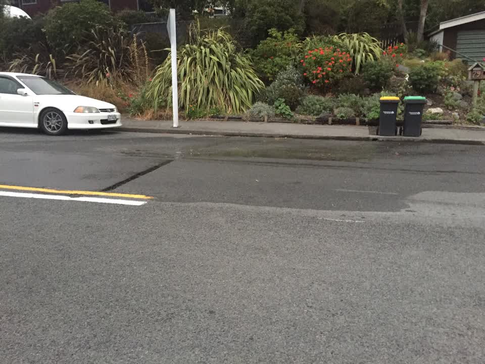 The photograph attached to this water leak report