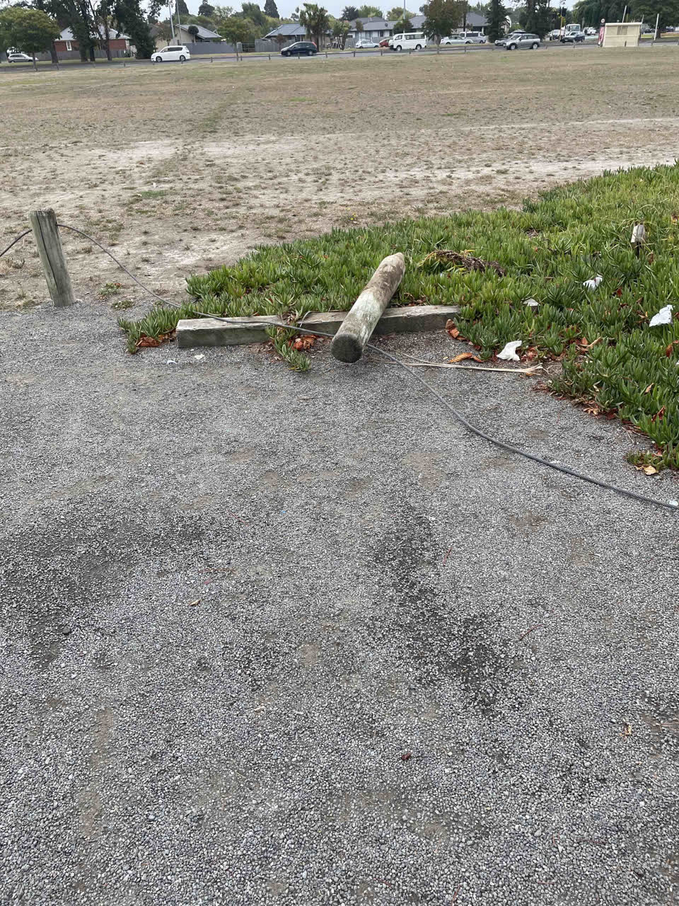 The photograph attached to this parks report