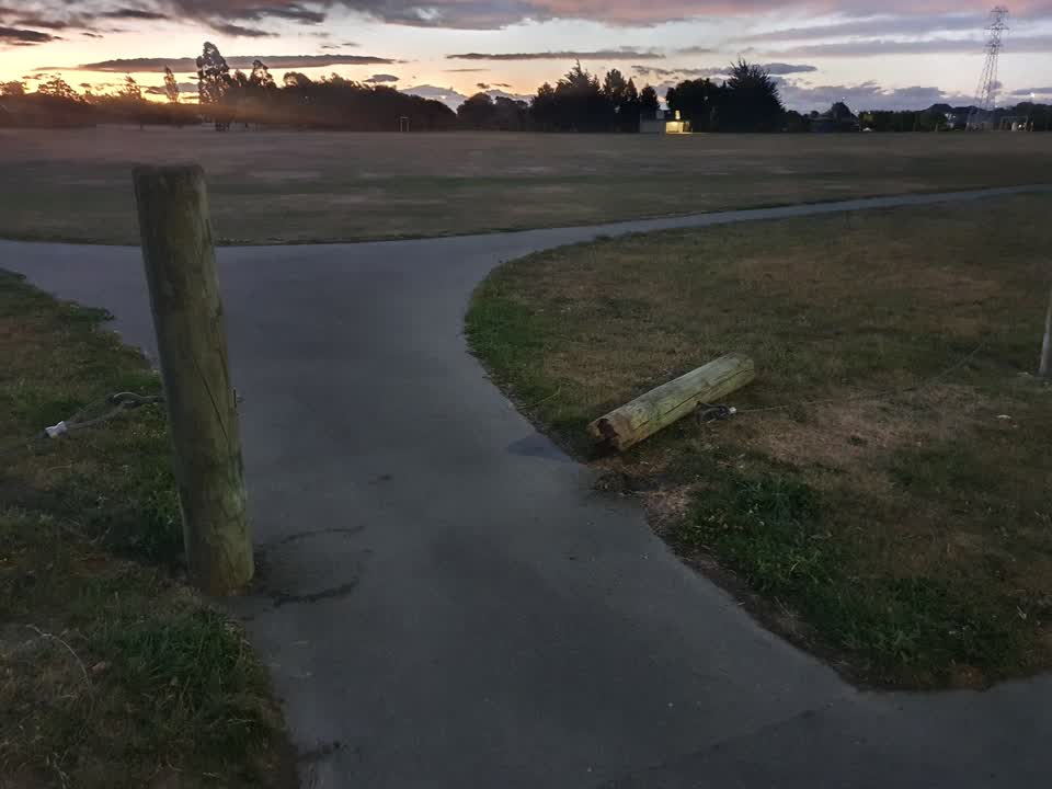 The photograph attached to this parks report