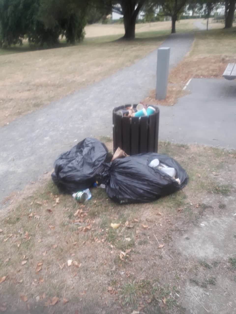 The photograph attached to this parks report