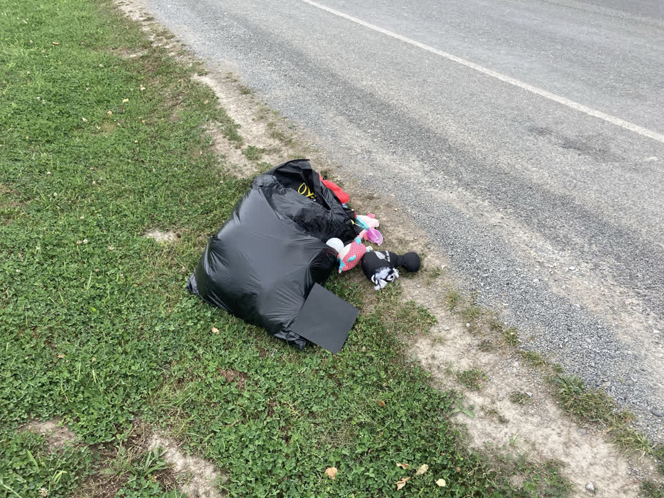 The photograph attached to this rubbish/recycling report