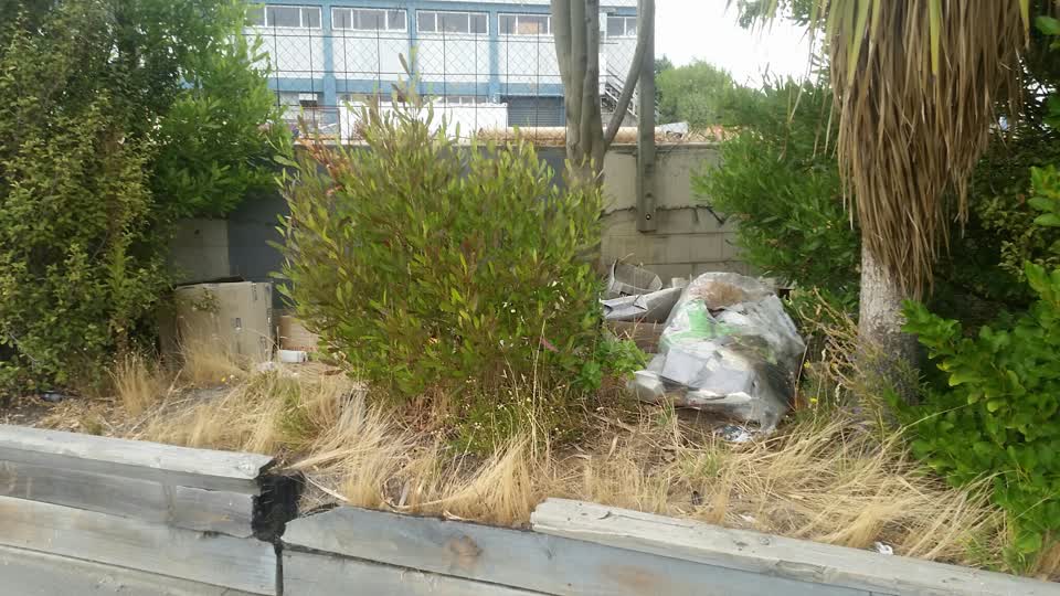 The photograph attached to this rubbish/recycling report
