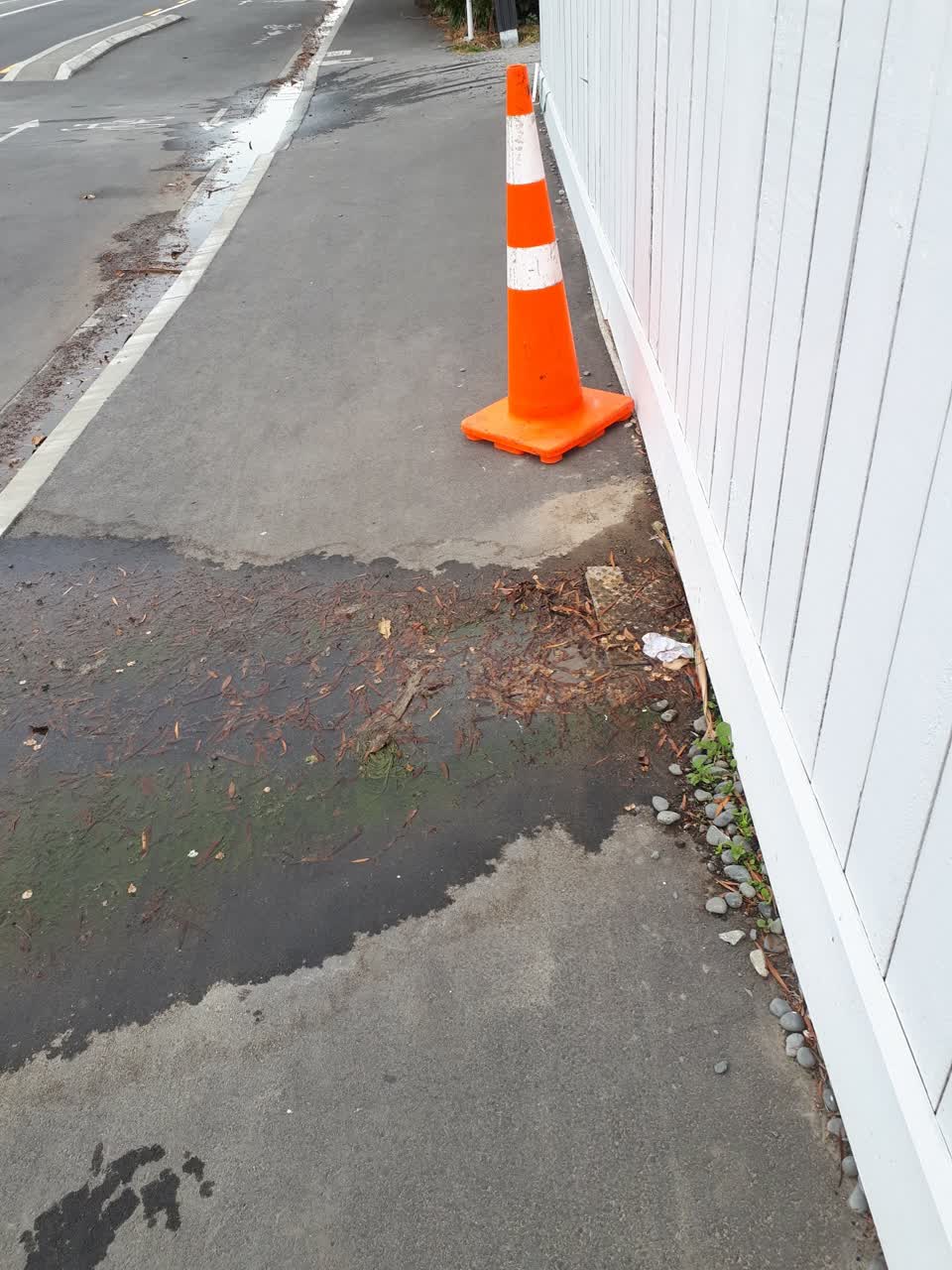 The photograph attached to this water supply report