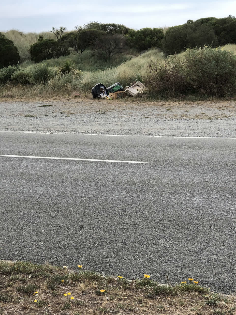 The photograph attached to this rubbish/recycling report