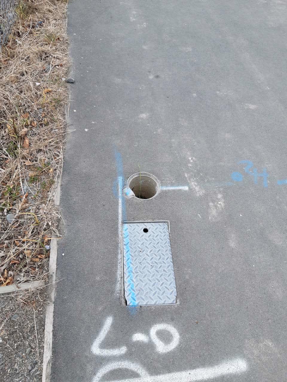 The photograph attached to this water supply report