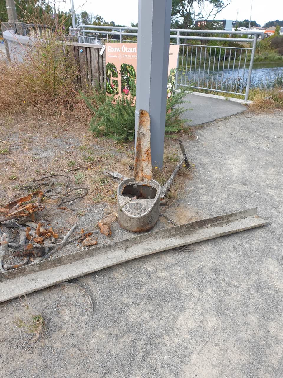 The photograph attached to this parks report