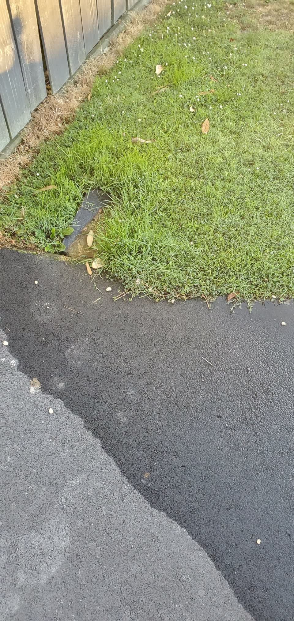 The photograph attached to this water leak report