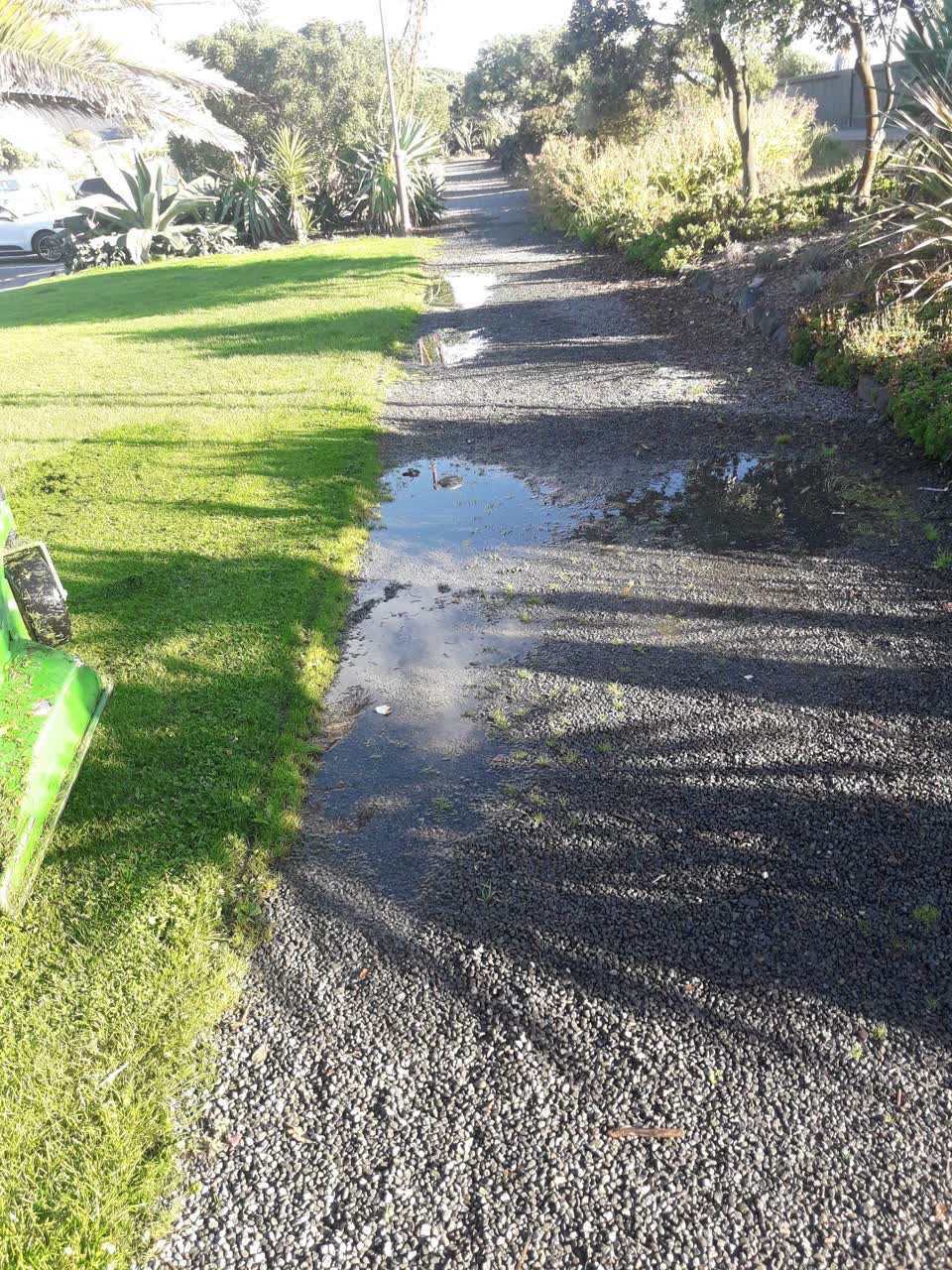 The photograph attached to this flooding report