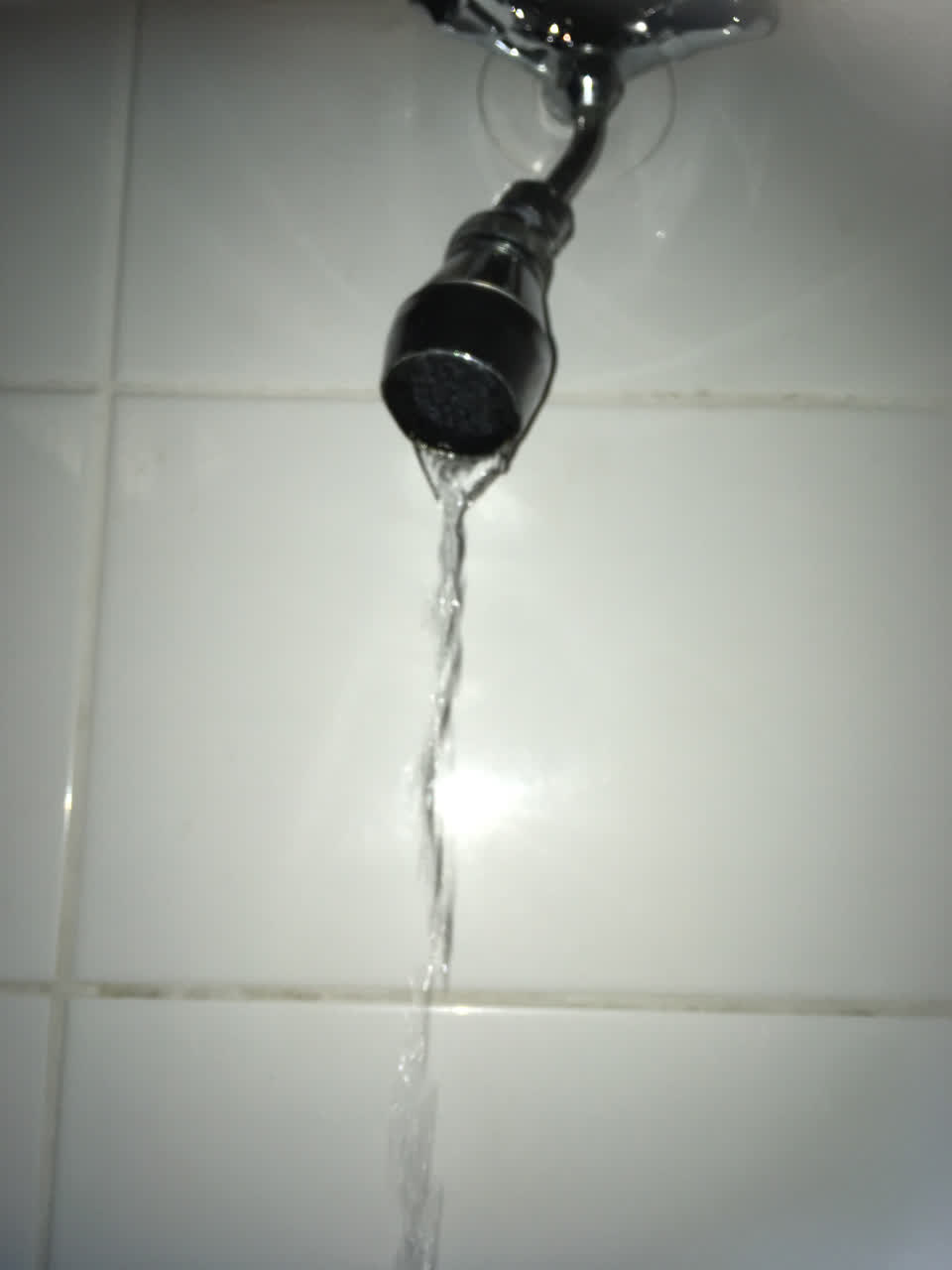 The photograph attached to this water leak report
